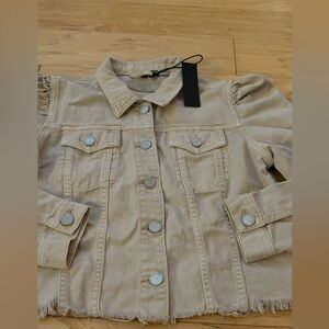 NWT small BlankNy women’s denim jacket